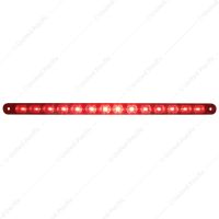 14 LED 12" Light Bar (Stop, Turn & Tail) - Red LED/Red Lens