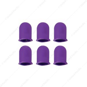 Small Bulb Cover (Fits 194 & Other Small Bulbs) - Purple (6-Pack)