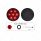 7 LED 4" Round Competition Series Light Kit (Stop, Turn & Tail) - Red LED/Red Lens