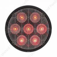 7 LED 4" Round Competition Series Light (Stop, Turn & Tail) - Red LED/Clear Lens (Bulk)