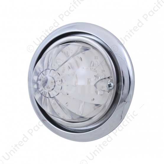 Front Bumper Light With 17 Amber LED Dual Function Watermelon Light For Freightliner Columbia - Clea