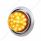 Front Bumper Light With 17 Amber LED Dual Function Clear Style Reflector Light For FL Columbia - Amb