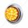 Front Bumper Light With 17 Amber LED Reflector Watermelon Light For Freightliner Columbia - Amber Le