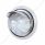 Front Bumper Light With 17 Amber LED Dual Function Watermelon Light & Visor For Fl Columbia - Clear