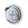 Front Bumper Light With 17 Amber LED Reflector Watermelon Light & Visor For Freightliner Columbia -