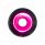 3 High Power LED 1" Clearance/Marker Light-Purple LED/Clear Lens