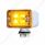 4 LED Small Rod Light -Amber LED/Amber Lens