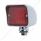 6 LED Large Rod Light - Red LED/Red Lens