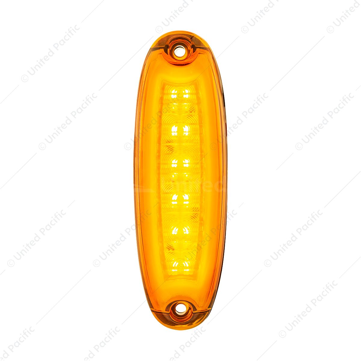 12 LED Cab Light For 2008-2017 Freightliner Cascadia - Amber LED/Amber Lens