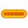 20 LED 6" Oval Turbine Light (Turn Signal) - Amber LED/Amber Lens