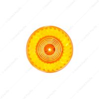 7 LED 2" Round Turbine Light (Clearance/Marker) - Amber LED/Amber Lens