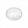 3 LED Oval Auxiliary Light-White LED/Clear Lens