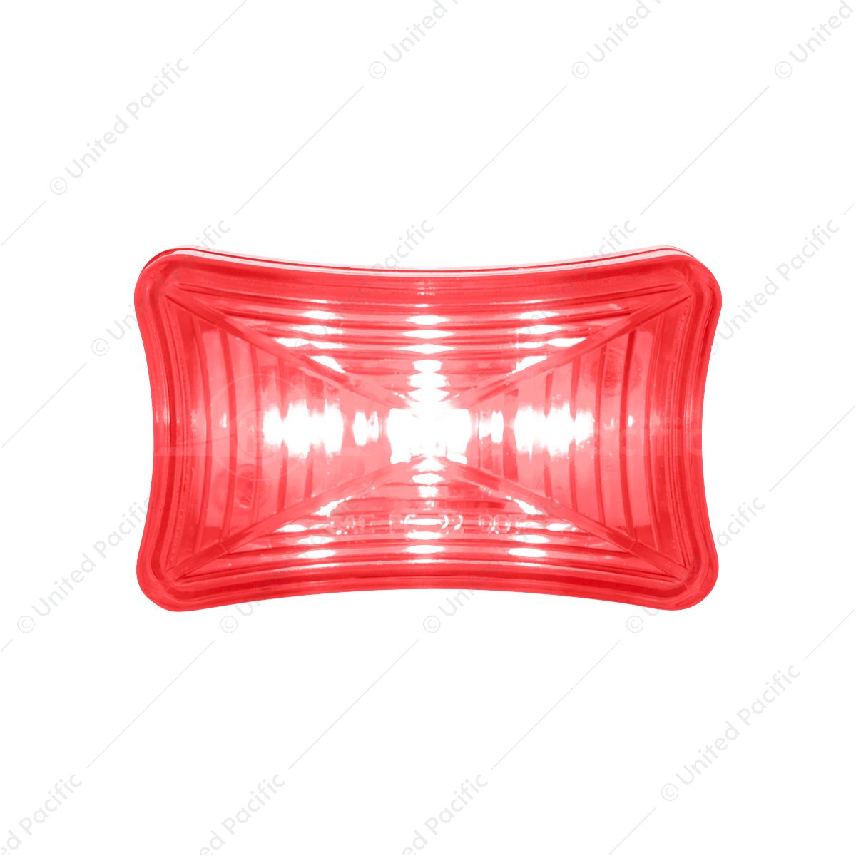 3 LED Rectangular Clearance/Marker Light-Red LED/Red Lens