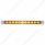 11 LED 17" P/T/C Light Bar With Chrome Bezel - Amber LED/Amber Lens