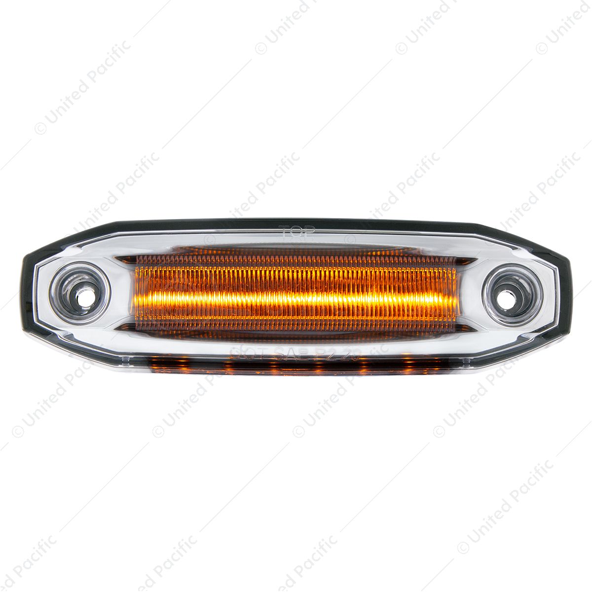 6 Amber LED Light (Clearance/Marker) With 6 Amber LED Side Ditch Light