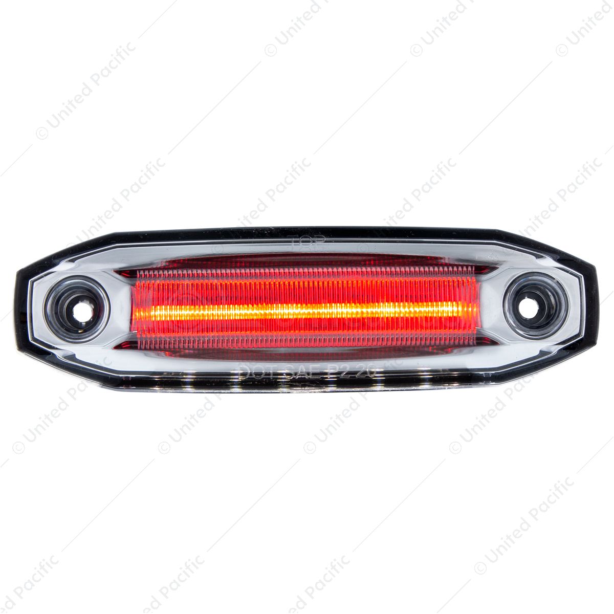 6 Red LED Light (Clearance/Marker) With 6 White LED Side Ditch Light
