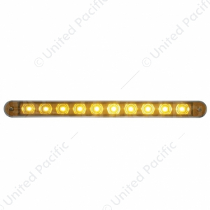 10 LED 9" Turn Signal Light Bar With Bezel