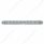 10 LED 9" Turn Signal Light Bar With Bezel - Amber LED/Clear Lens