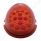 17 LED Dual Function Reflector Cab Light - Red LED/Red Lens (Bulk)