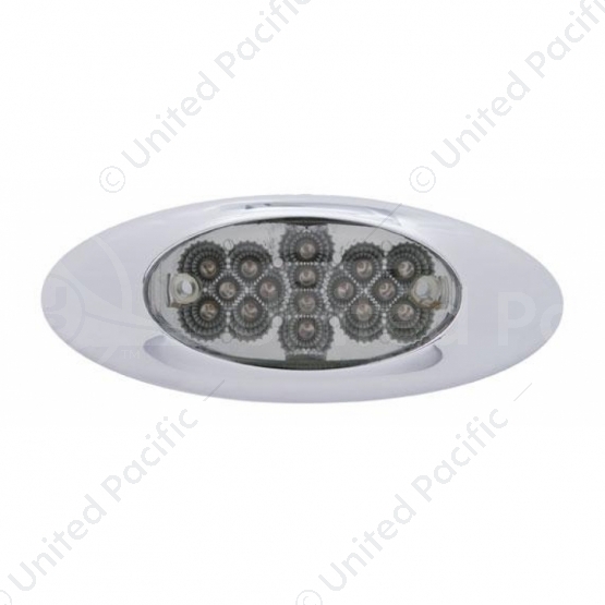 16 LED Phantom I Reflector Light (Clearance/Marker) - Amber LED/Clear Lens