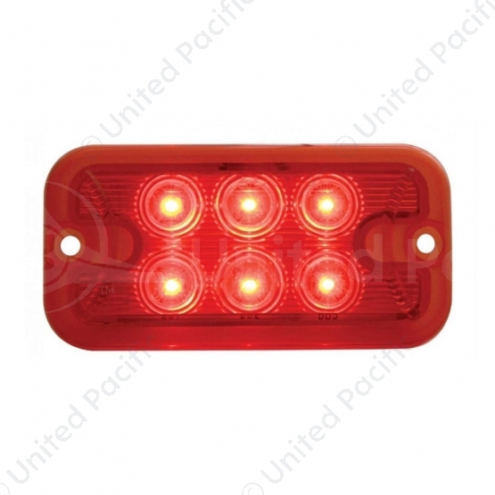 6 LED Dual Function Light - Red LED/Red Lens