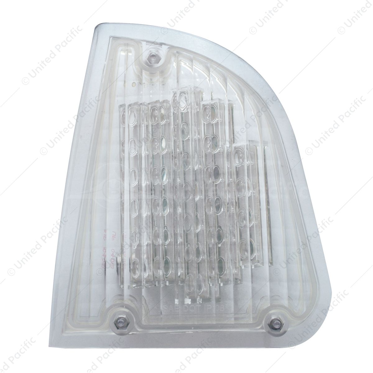 29 LED Turn Signal Light For 1985-2007 Kenworth T600 (Driver) - Amber LED/Clear Lens