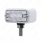 12 LED Dual Function Double Face Light - T-Mount - Amber & Red LED/Clear Lens