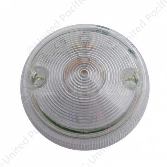 15 LED 3" Dual Function Single Face Light Only - Amber LED/Clear Lens