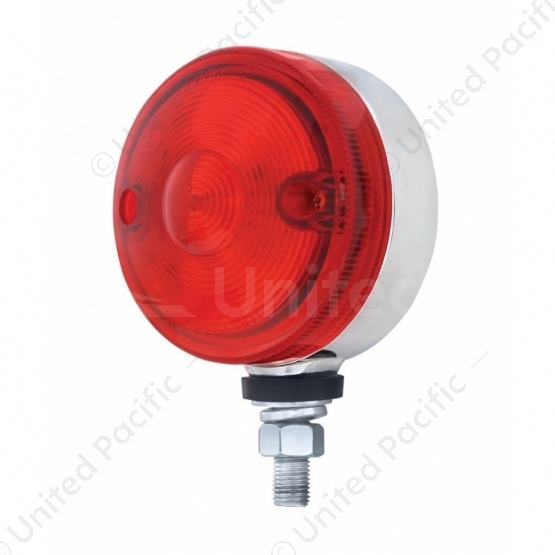 15 LED 3" Dual Function Single Face Light - Red LED/Red Lens