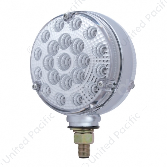 42 LED Reflector Double Face Turn Signal Light - Amber & Red LED/Clear Lens