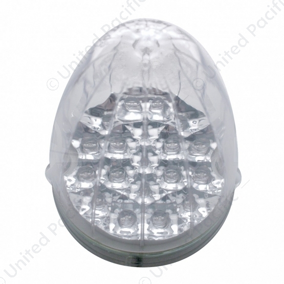 19 LED Reflector Grakon 1000 Style Cab Light - Amber LED/Clear Lens