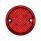 15 LED 3" Reflector Series 4 Light Only For Double Face Light Housing - Red LED/Red Lens (Bulk)