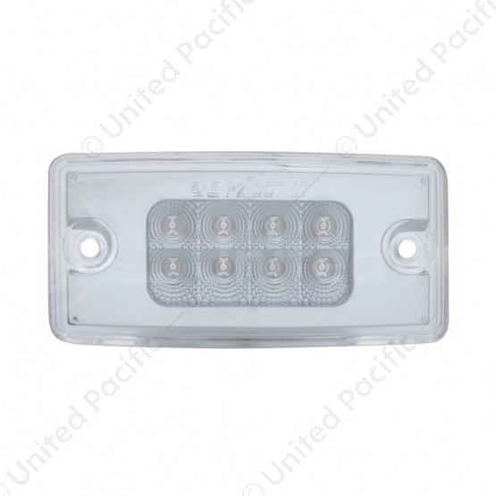 8 LED Reflector Cab Light For Freightliner Century (1996-2011) And Columbia (2001-2017) - Amber LED/