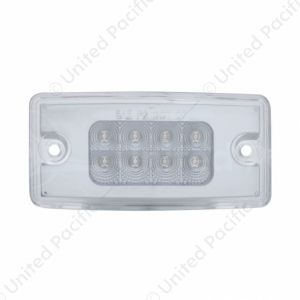 8 LED Reflector Cab Light For Freightliner Century (1996-2011) And Columbia (2001-2017) - Amber LED/