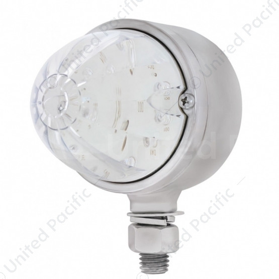 17 LED Watermelon Single Face Light - Red LED/Clear Lens