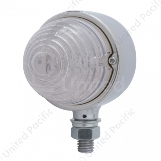 17 LED Beehive Single Face Light - Amber LED/Clear Lens