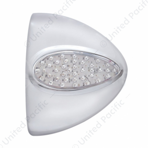 39 LED Teardrop Headlight Turn Signal Light Cover