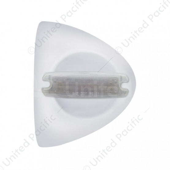 12 LED Headlight Turn Signal Cover - Amber LED/Clear Lens