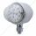 34 LED Reflector Watermelon Double Face Light - Amber & Red LED/Clear Lens