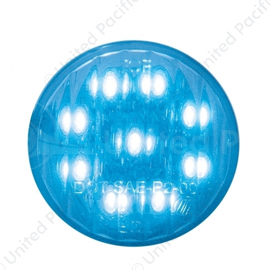 9 LED 2" Auxiliary Light - Blue LED/Clear Lens (Bulk)