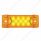 13 LED Reflector Rectangular Light (Clearance/Marker) - Amber LED/Amber Lens (Bulk)
