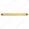 14 LED 12" Turn Signal Light Bar With Bezel - Amber LED/Amber Lens