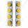 SS Front Air Cleaner Bracket With 8X 17 Amber LED Dual Function Reflector Lights & SS Bezels For Pet