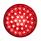 36 LED 4" Round Stop/Turn/Tail Light - Red/Red Lens