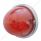 17 LED Reflector Watermelon Flush Mount Kit With Low Profile Bezel - Red LED/Red Lens