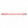 14 LED 12" Auxiliary strip Light With Bezel - Red LED/Chrome Lens