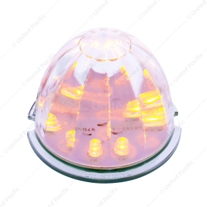 17 LED Dual Function Watermelon Cab Light - Amber LED
