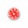 9 LED 2-1/2" Round Pure Reflector Light (Clearance/Marker) - Red LED/Clear Lens