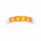 4 LED Dual Function Headlight Turn Signal Light - Amber LED/Clear Lens (Bulk)