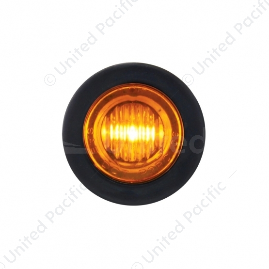 3 LED 3/4" Mini Light (Clearance/Marker) - Amber LED/Amber Lens